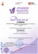Краевой конкурс любительских хореографических коллективов им. М.С. Годенко Диплом 1 степени 13-14 лет